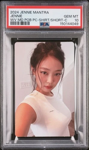 2024 Jennie Mantra Weverse MD POB Shirt/Short C Photocard PSA 10 sold listing