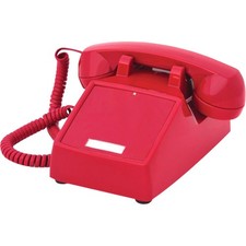 Cortelco 250047VBANDL Standard Phone - Red 2500ndl-rd  2500ndlrd 