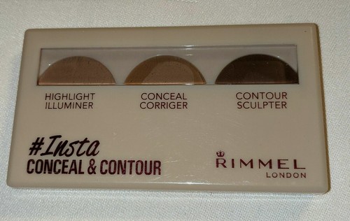 Rimmel London #Insta Conceal & Contour Trio Palette Shade-Dark 030 NEW - Picture 2 of 3