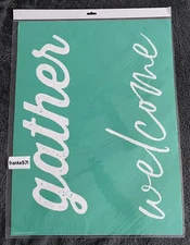 Gather Welcome Duo Chalk Couture Transfer RETIRED