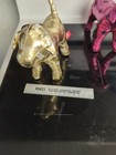 2 Victoria Secret PINK Stuffed Dogs Shiny Hot Pink Black Polka Dots & Gold Dog — photo 10