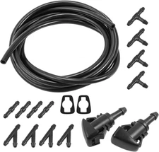 Windshield Washer Hose 5M & Connectors Replacement Kit Universal for Most Cars