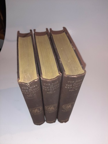 THE RISE OF THE DUTCH REPUBLIC J.L. MOTLEY 3 VOLUME SET 1903 - Picture 6 of 8