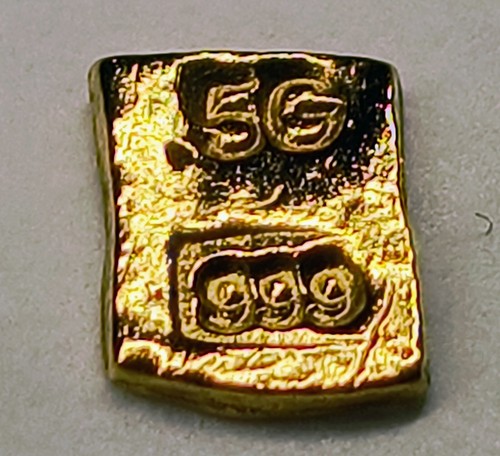 0.5 Gram Solid 24ct Gold Bar 999.9 Fine Bullion Pure Nugget AU (1/2 g) - Picture 2 of 15