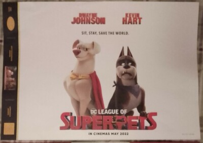 DC League of SuperPets 2022 Animationsfilm A3 Poster