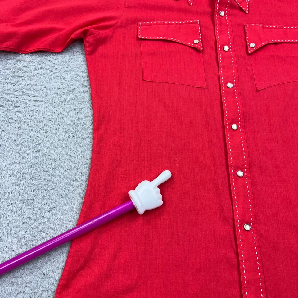 Camisa De Colección Años 70 Rockmount Ranch Wear Para Hombres M Western TRU WEST Perla Snap Denver EE. UU. Foto 3 de 4