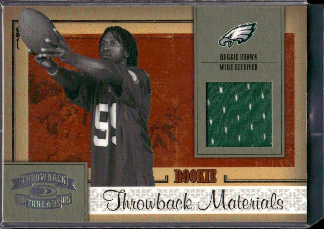 Reggie Brown Donruss Throwback Threads #220 Base