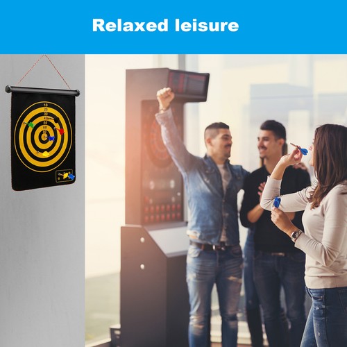 15inch Double Sided Magnetic Dart Board Indoor Dartboard Game Family Fun Gifts A - Picture 3 of 10