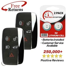 2 For 2013 2014 2015 2016 2017 2018 Land Rover LR4 Keyless Smart Remote Key Fob