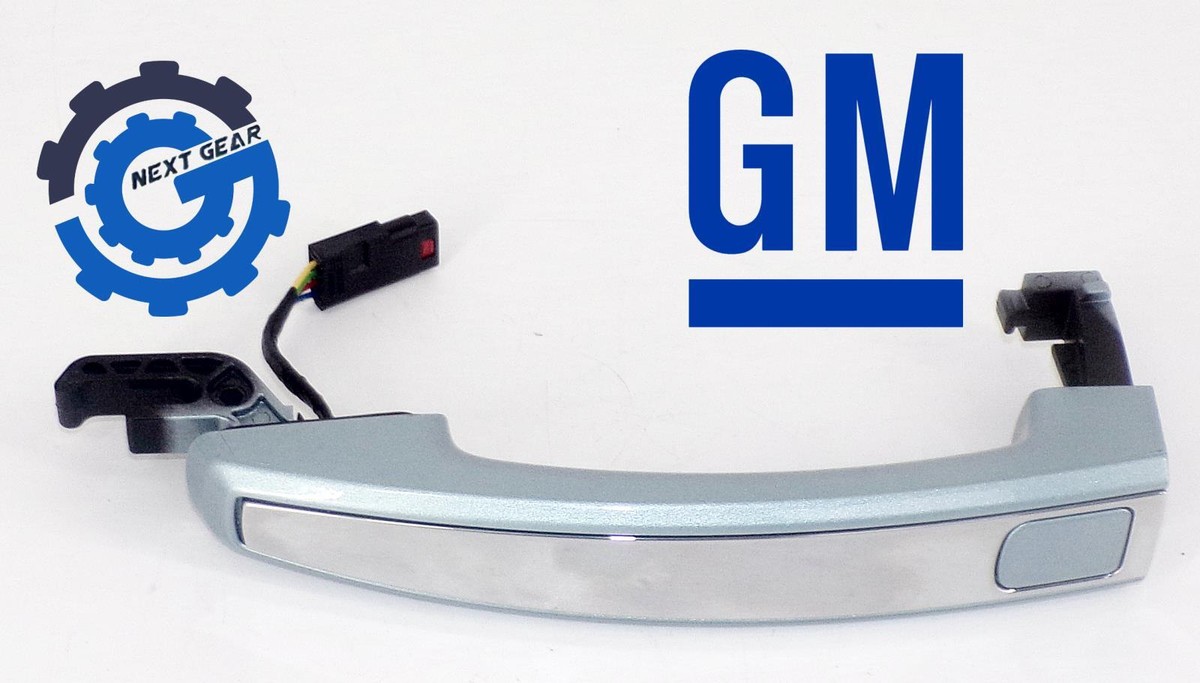 13502552 OEM GM Blue and Chrome Front Handle Left Right 2012-2014