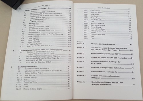 A2088/A2286 Bridgeboard "FRENCH" Manual for Commodore Amiga 2088 2286 8088 80286 - Afbeelding 4 van 12