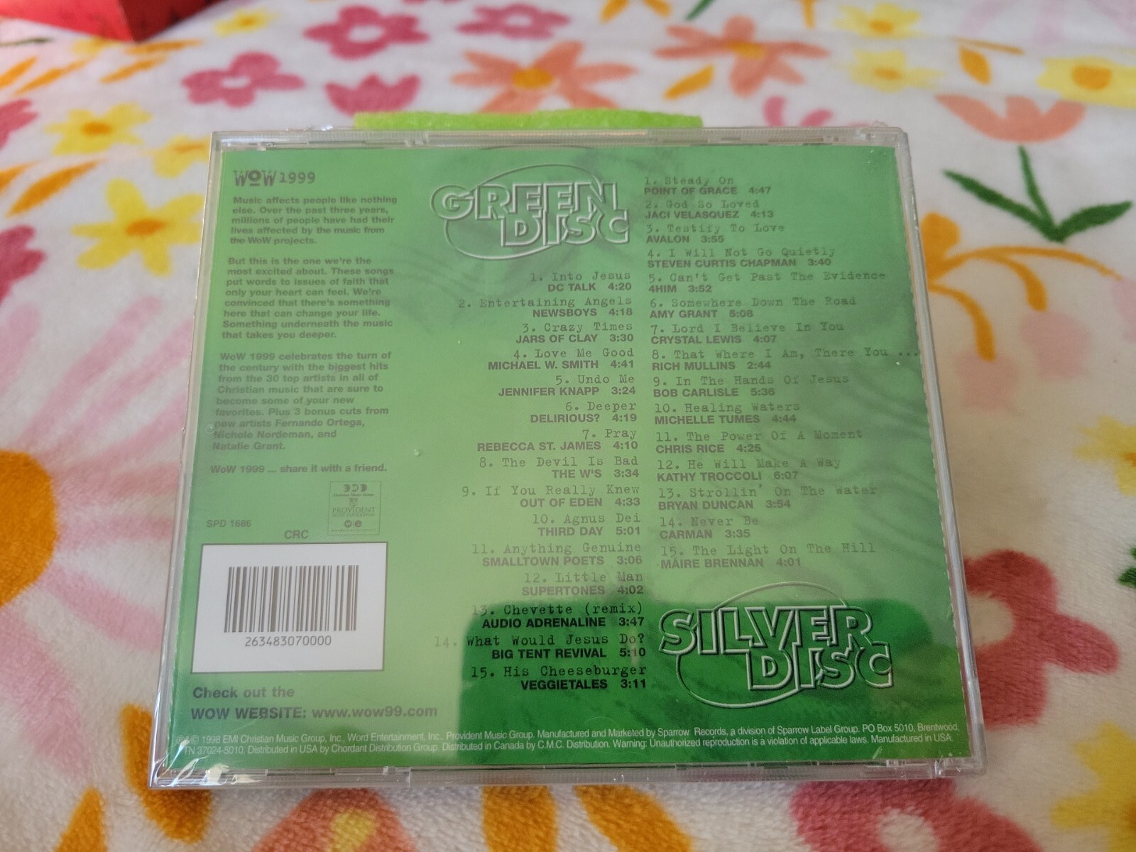 WOW 1999 The Year's 30 Top Christian Artists and Songs by Various