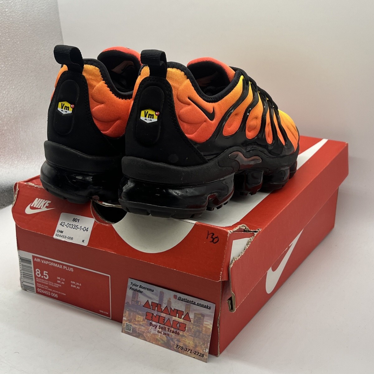 Air Max Plus Vapormax Sunset Size Nike Air VaporMax Plus Sunset