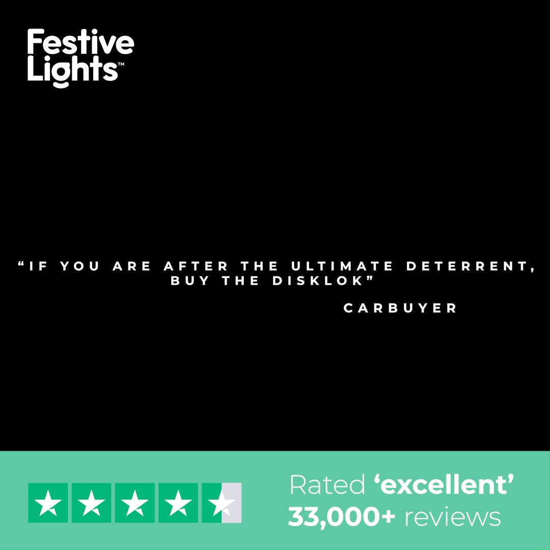 DISKLOK Gold Edition SMALL 35-38.9cm Yellow Steering Wheel Lock