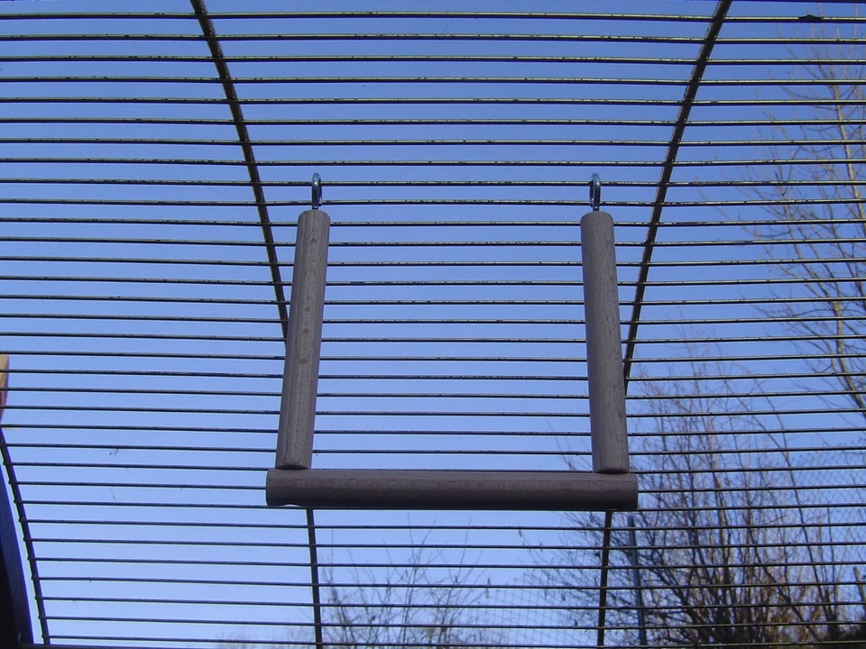 pipano Vogelschaukel 12 cm, Ø 12 mm für Vogelkäfig, Wellensittich, VS1212