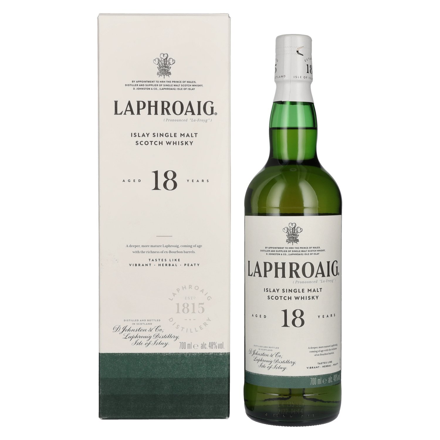 Laphroaig 18 Years Old Islay Single Malt Scotch Whisky