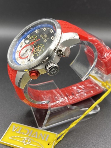 Invicta S1 Rally Velocity Chrono Herrenuhr - 47mm, Rot 45580 NEU - Bild 8 von 9