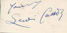Lewis Casson (+) autograph, British actor, signed card Lewis Casson (+) autograph, British actor, signed card