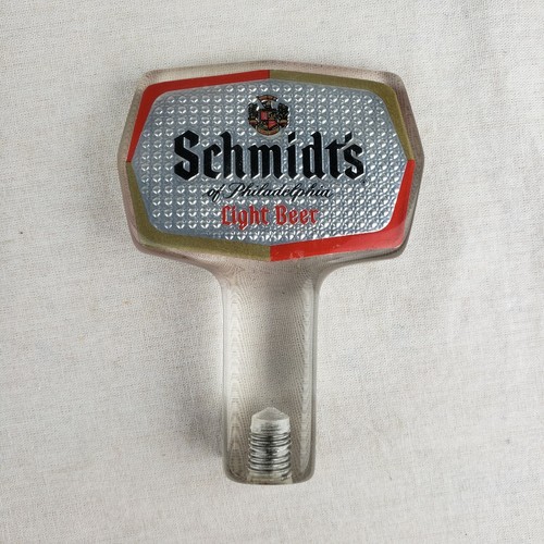 Vintage Schmidt of Philadelphia Light Beer Vintage Draft Tap Handle Knob - Picture 3 of 6