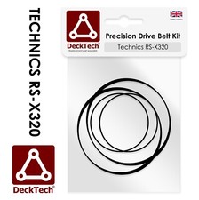 DeckTech Replacement Belts for Technics Twin Cassette Deck RS-X320 RSX320
