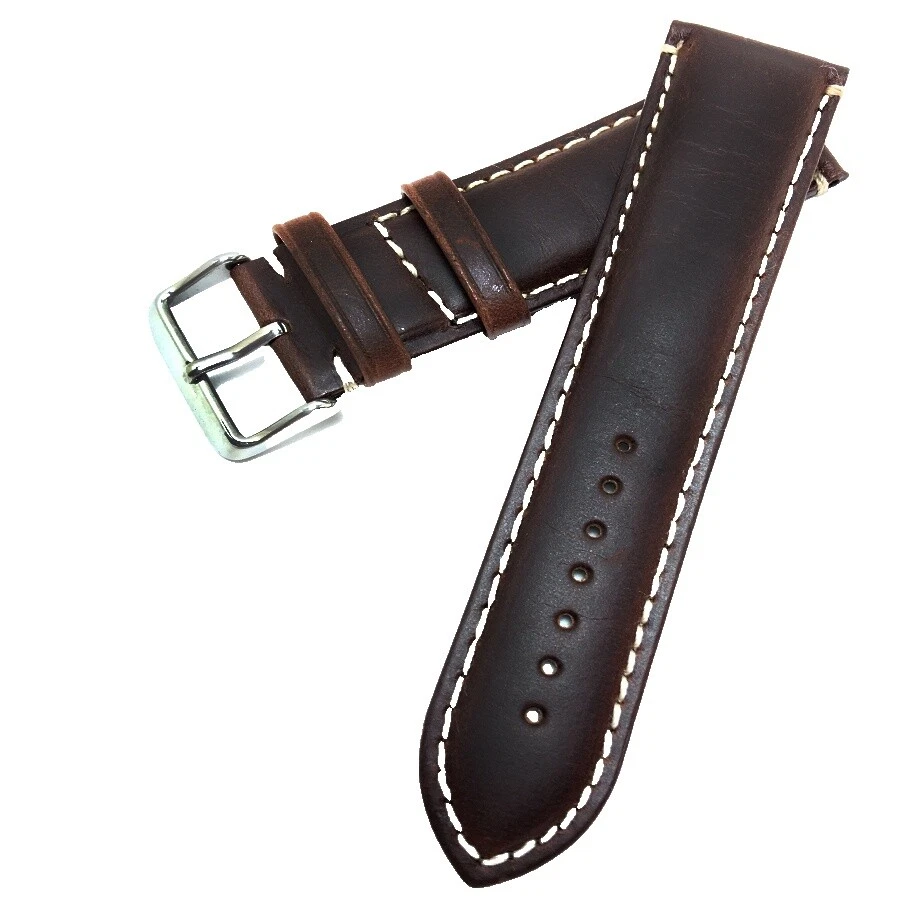 Reloj Pulsera Casual de Cuero Hadley-Roma Bandas