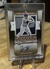 Corey Seager /25 FUTURE THREADS SILHOUETTE SIGNATURE SP AUTO 2015 Elite Extra