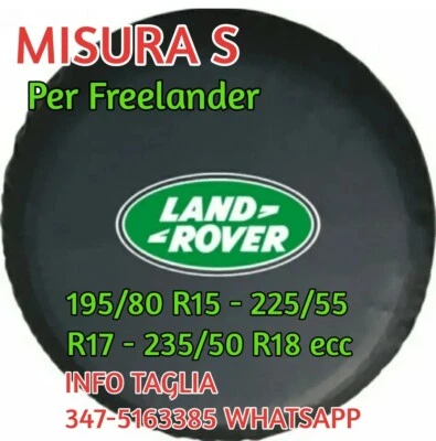 Housse de roue d'escorte LAND ROVER FREELANDER I 98-07 195 80R15 225 55R17 23... - Photo 1/4