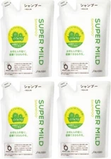[Set of 4] Shiseido SUPER MiLD Shampoo Refill 400ml