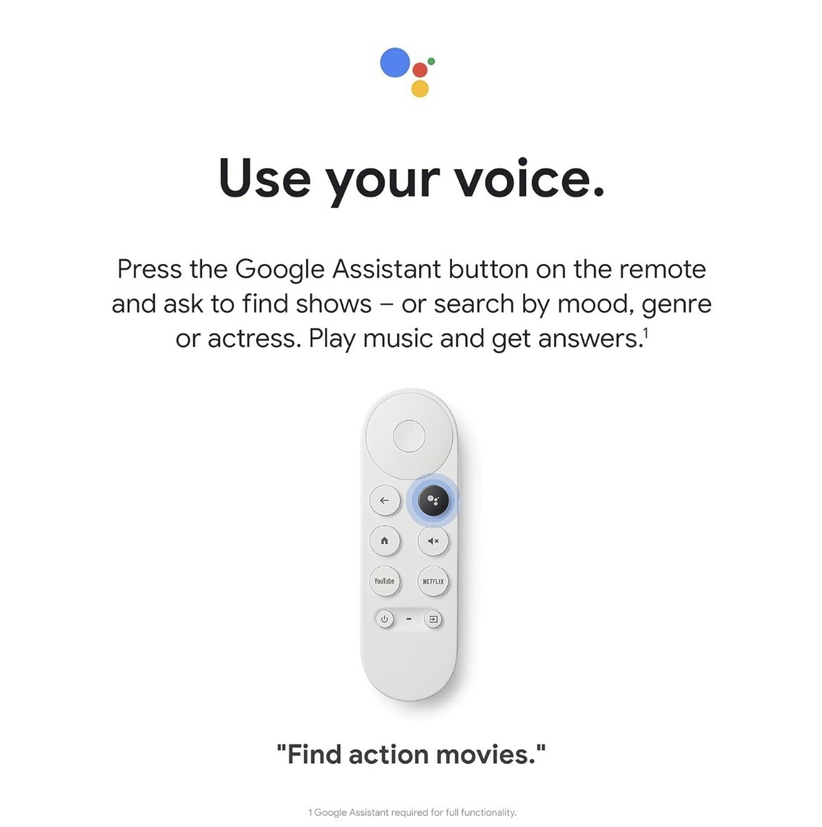 All New Google Chromecast with Google TV & Voice Remote HD