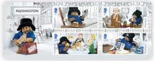 UK United Kingdom 2023 NEW Paddington Bear Miniature Sheet MINT 4 stamps