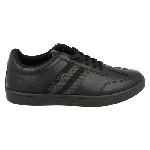Uomo Lambretta Nero/Sintetico Nero Scarpe Sportive: LAM0005 - Foto 2 di 10
