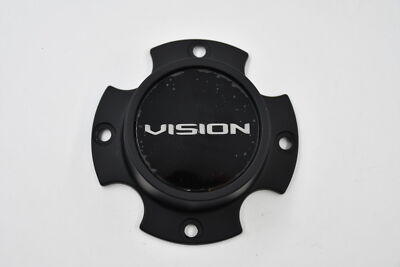 Vision Wheels Satin Black Wheel Center Cap Hub Cap C356SB-110V 4.375''