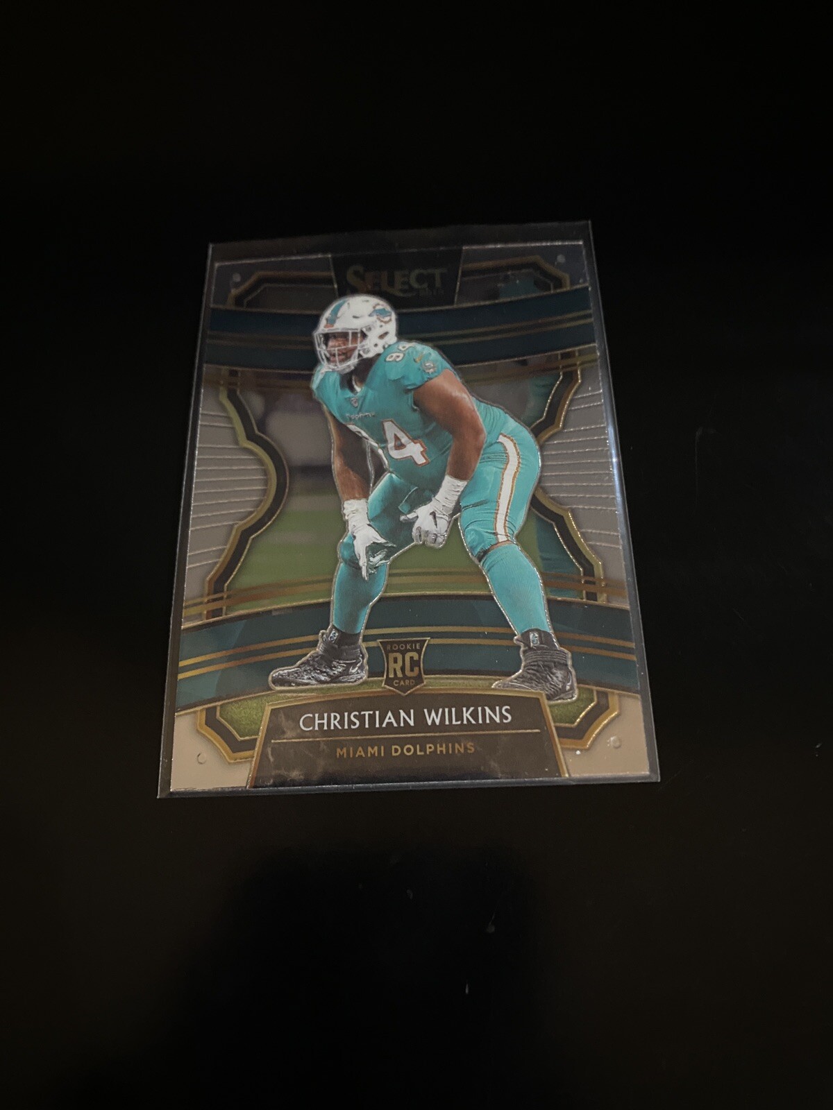 Christian Wilkins 2019 Select Concourse RC Football Card Dolphins 4 PWE