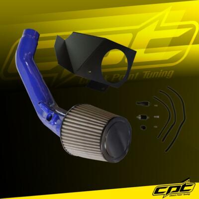 For 14-16 BMW 435i F32/F33 3.0L 6cyl AT Blue Cold Air Intake +Blue Filter Cover