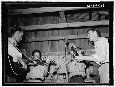 Photo:Cajun orchestra at fais-do-do dance near Crowley, Louisiana