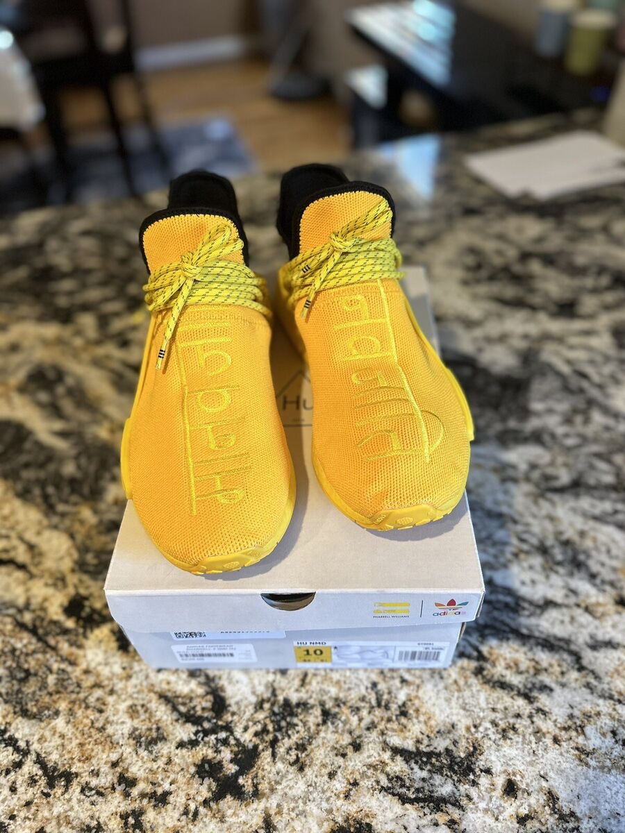 Adidas HU NMD Pharrell Williams 10 Human Race Hindi Gold Adidas HU NMD Pharrell Williams 10 Human Race Hindi Gold