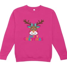 16 pcs Merry Christmas Reindeer Digital Art Festive Cartoon Christmas Design