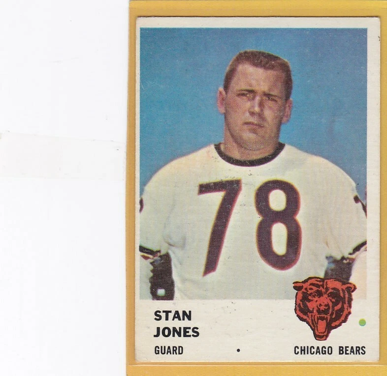 1961 FLEER FOOTBALL STAN JONES #6 BEARS VGEX *79806