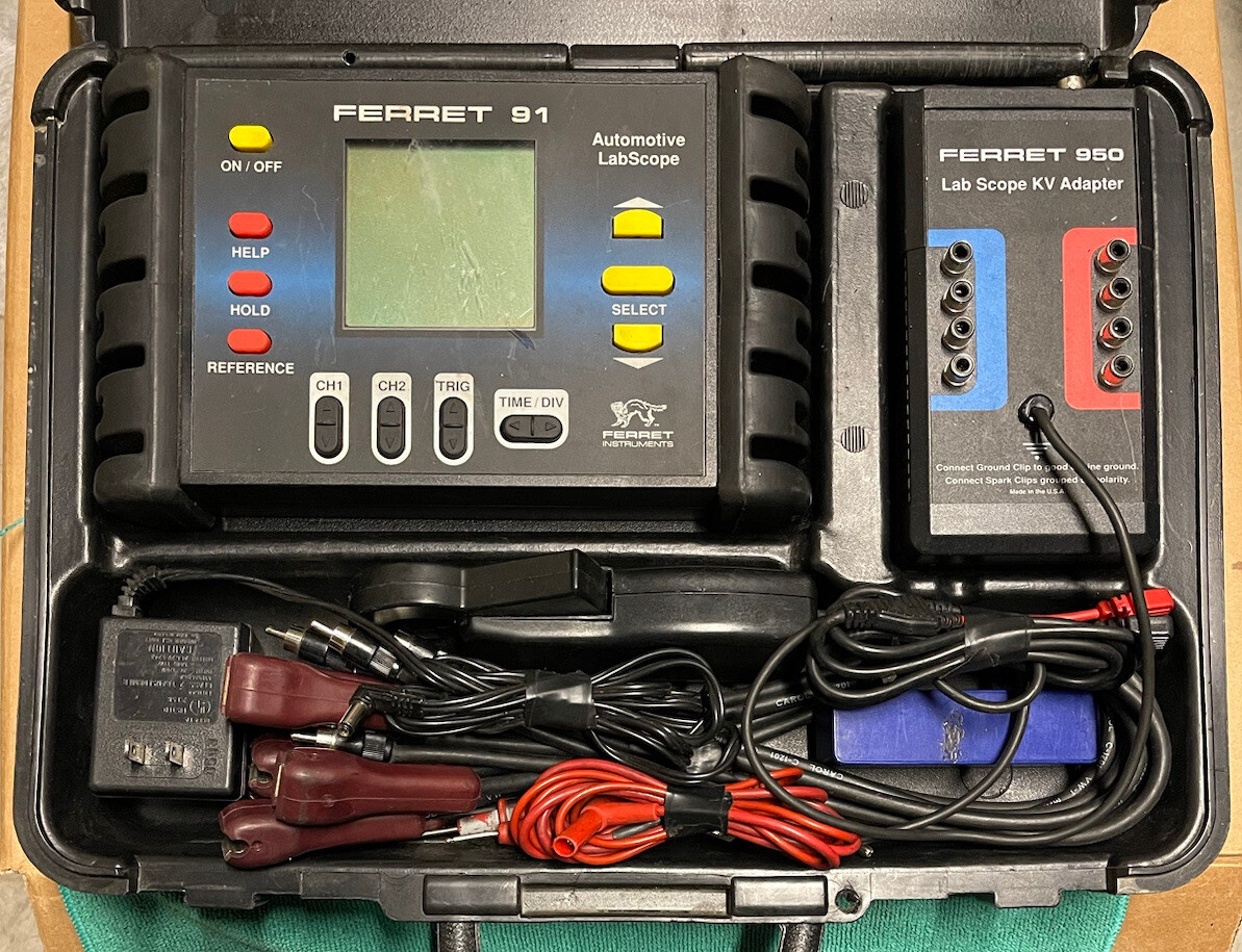 Ferret 91 Automotive Labscope & Ferret 950 KV Adapter Complete Kit eBay