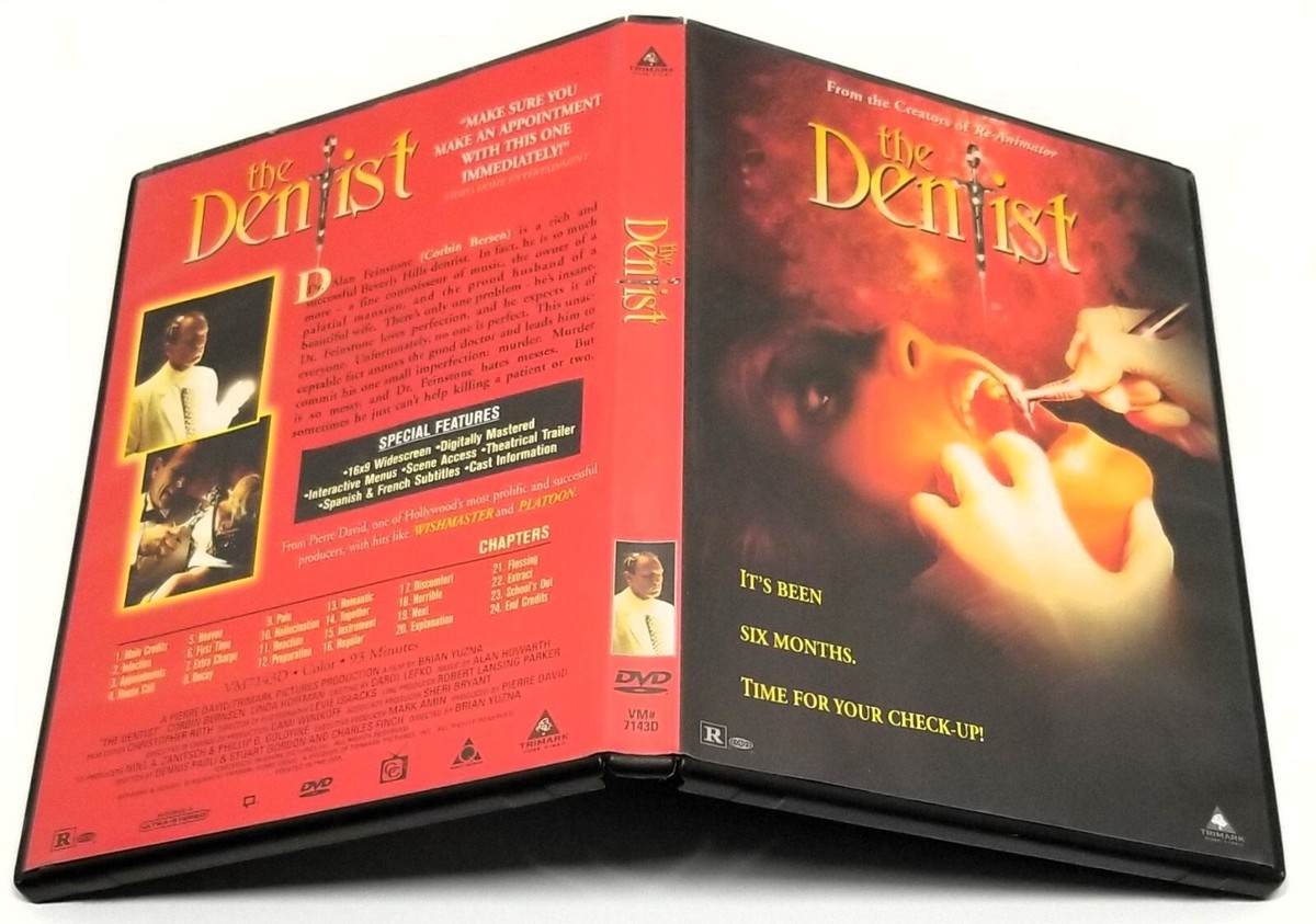 The Dentist DVD 1996 Brian Yuzna Trimark First Edition No
