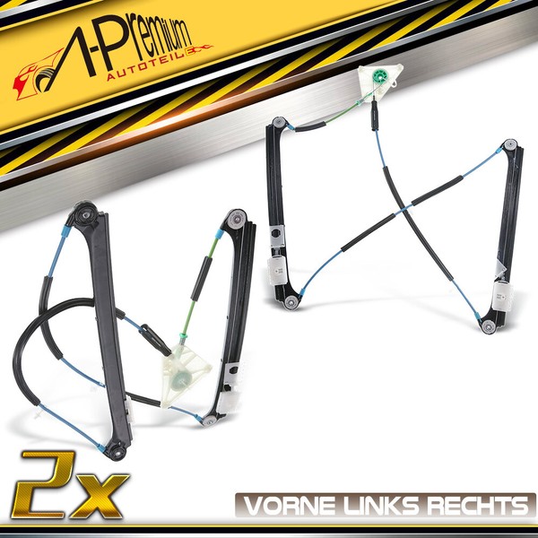 2X Fensterheber Vorne L+R 2/3-TüRer SchräGheck FüR Audi A3 8P1 03-12 8P3837461A-image