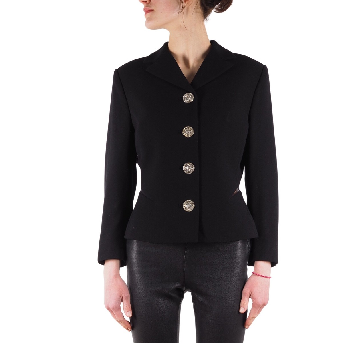 【Versace】EVENING JACKET WITH DUCHESSE DETAILS◆10132761A09 Versace】EVENING JACKET WITH DUCHESSE DETAILS◇10132761A09