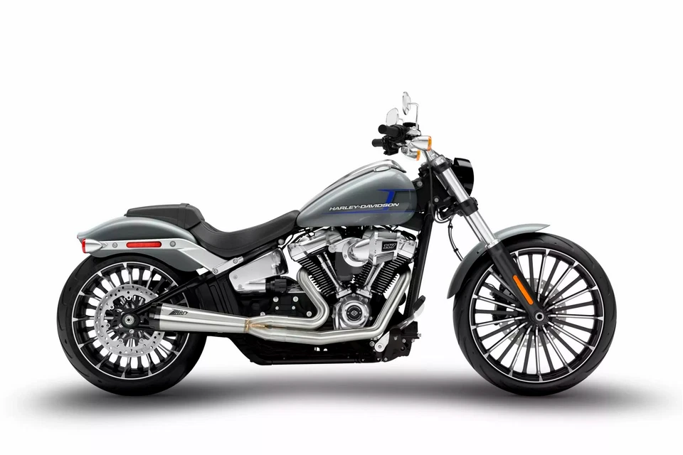 Escape Zard Harley-Davidson Softail Breakout/Fat Boy acero inoxidable Foto 3 de 3