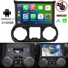 FITS 2011-2014 JEEP WRANGLER 3 JK ANDROID 12 CAR STEREO CARPLAY RADIO GPS RDS