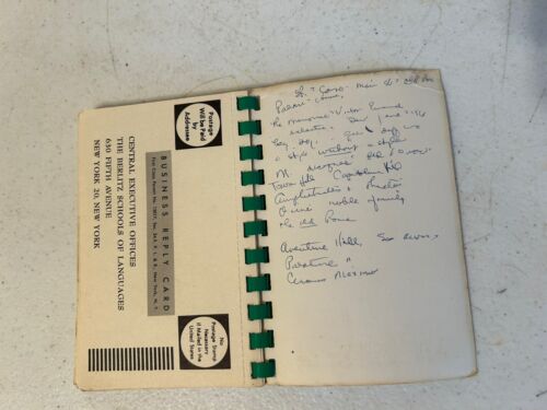 Vintage BERLITZ Italian Phrase Book for travelers Glossary of common words - Picture 3 of 16
