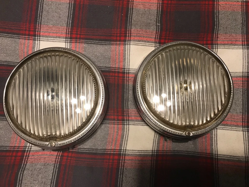 Faros antiniebla Hella OEM W108 W109 Pagode 1967-1973 Mercedes Benz 356 Porsche OEM Foto 2 de 3