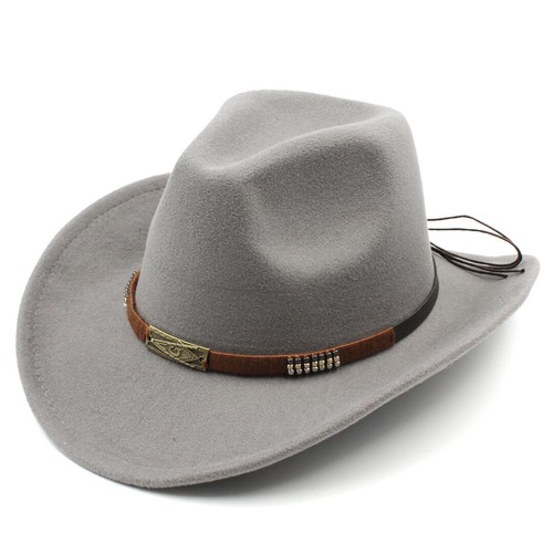 Junior Western Cowboy Hat Wide Brim Cowgirl Riding Cap for Kids Boys and Girls - Picture 20 of 51