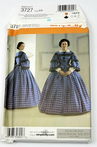 Ladies Civil War Reenactment Historical Sewing Patterns Factory Folded UNCUT - Picture 8 of 31