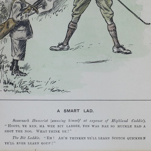 2 prints of golf scenes by David Wilson & Lewis Baumer. - Picture 9 of 10