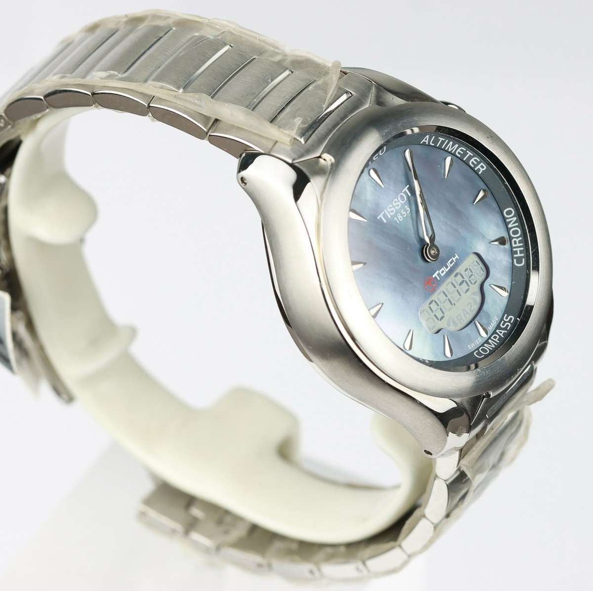 Tissot T-Touch Solar Lady Mother of Pearl Dial Ladies Watch
